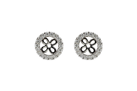 D196-40466: EARRING JACKETS .24 TW (FOR 0.75-1.00 CT TW STUDS)