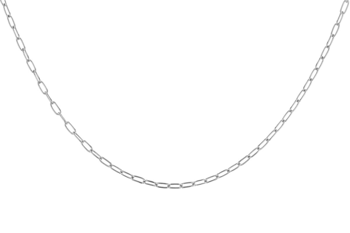 F282-78693: PAPERCLIP SM (18IN, 2.40MM, 14KT, LOBSTER CLASP)