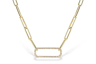 M282-73265: NECKLACE .50 TW (17 INCHES)