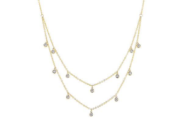 M282-74165: NECKLACE .22 TW (18 INCHES)