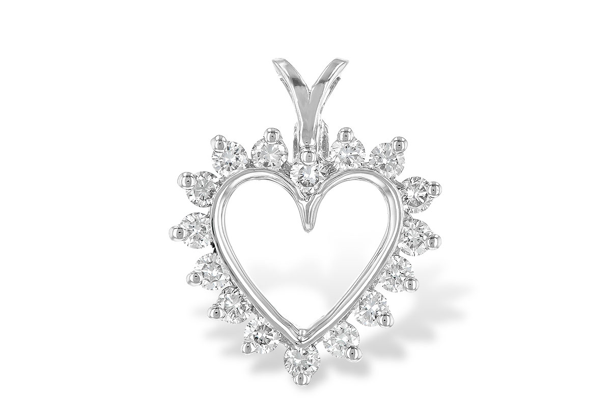 A015-48720: HEART PENDANT .45 TW