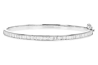 A282-74166: BANGLE 1.02 TW BAGUETTE DIAMONDS