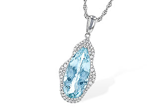 D199-15029: NECK 3.97 AQUAMARINE 4.20 TGW