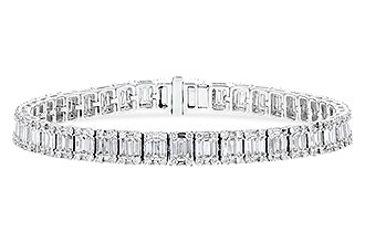 E282-75056: BRACELET 2.72 TW BAGUETTES 4.10 TW