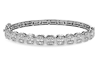 F283-64156: BANGLE .81 TW BAGUETTE 1.00 TW