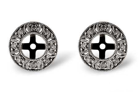 K009-17738: EARRING JACKETS .12 TW (FOR 0.50-1.00 CT TW STUDS)