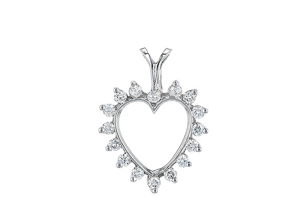 K015-48711: HEART PENDANT .23 TW