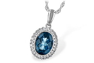 L198-19556: NECK 1.28 LONDON BLUE TOPAZ 1.41 TGW